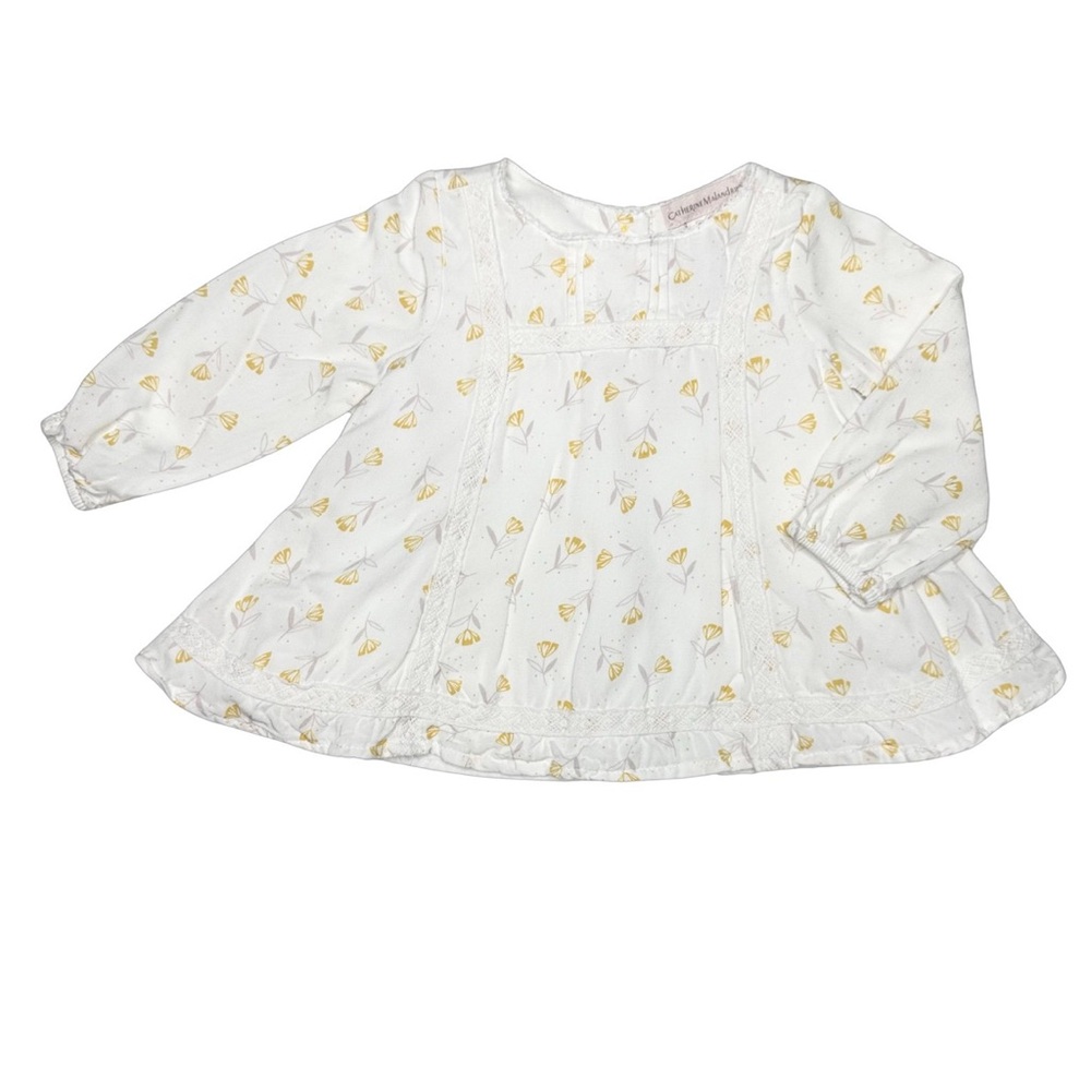 Catherine Malandrino Floral Long Sleeve Top